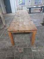 Lange smalle franse boerentafel 360 cm, Ophalen, Gebruikt, 200 cm of meer, 50 tot 100 cm