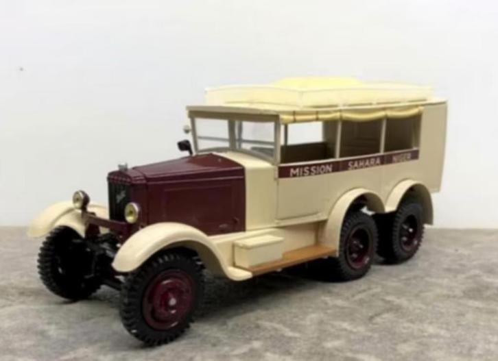 Berliet VPD 6X4 1926 missie SAHARA 1/43 serie Berliet # 56, Hobby en Vrije tijd, Modelauto's | 1:43, Nieuw, Auto, Overige merken