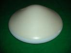 jaren 50 plafonniere plafond lamp plafondlamp glazen kap oud, Antiek en Kunst, Ophalen of Verzenden