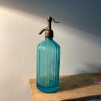 Vintage blauwe spuitfles, Antiek en Kunst, Ophalen of Verzenden