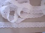 Nr 35) Aanbieding mooi broderie kant 2 cm breed 10 m € 3,00, Verzenden, Nieuw, Kant