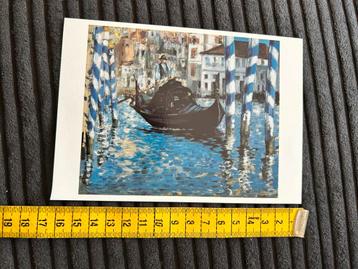 A.83 Kunstkaart Edouard Manet Grand canal Venice beschikbaar voor biedingen