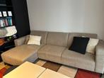 Crème zetel, Huis en Inrichting, Ophalen, 250 tot 300 cm, Hoekbank, Zo goed als nieuw
