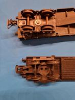 2 Platte Wagons - Modelspoor, Ophalen of Verzenden, Gebruikt, Wagon