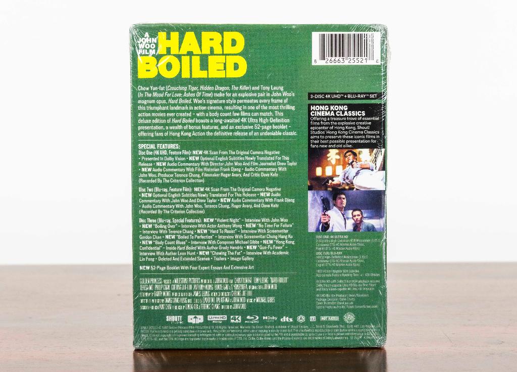 Hard Boiled 4K UHD + Blu-Ray Box Set (US Import) Shout, -, Actie, Nieuw in verpakking, Boxset