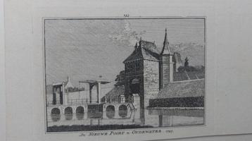 253 / Nieuwe Poort te Oudewater Gravure18e eeuw H. Spilman beschikbaar voor biedingen