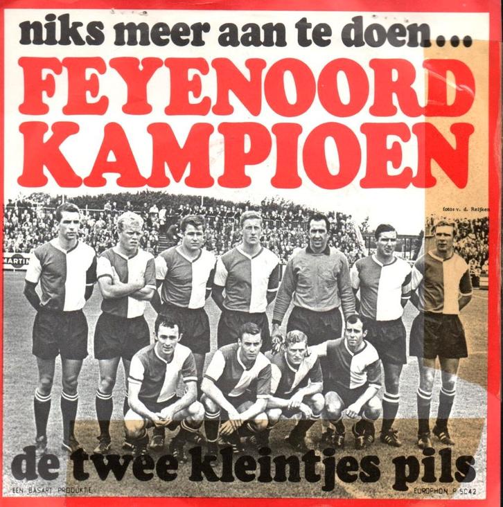 De Twee Kleintjes Pils: Feijenoord kampioen, Cd's en Dvd's, Vinyl Singles, Gebruikt, Single, Nederlandstalig, 7 inch, Verzenden