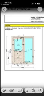 Kunststof achterdeur Schuco, Kunststof, Deurkozijn, Nieuw, Ophalen of Verzenden