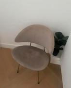 Te koop:vier stoelen Cheri Chair Velours lichtgrijs Ikershop, Huis en Inrichting, Stoelen, Grijs, Vier, Ophalen of Verzenden, Metaal