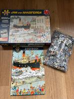Jan van Haasteren Sinterklaas intocht puzzel met zoekboek, Ophalen of Verzenden, 500 t/m 1500 stukjes, Zo goed als nieuw