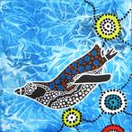 Schilderij van een (Aboriginal) pinguïn, Antiek en Kunst, Ophalen of Verzenden