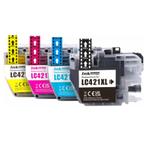 Brother DCP LC-421 XL Inktcartridges Voordeelbundel Huismerk, Ophalen of Verzenden, Nieuw