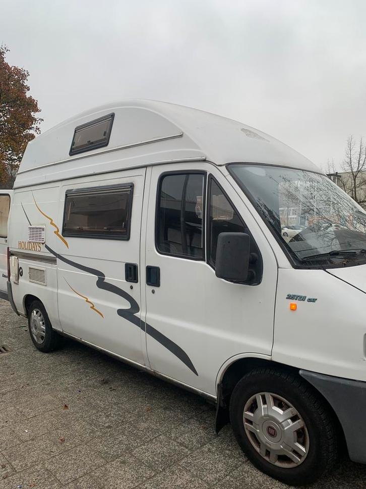4 persoons fiat ducato camper, Caravans en Kamperen, Campers, Particulier, tot en met 4, Buscamper of Camperbus, Fiat, Fiat, Diesel