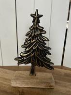 PTMD Marrey Kerstboom Beeld 21cm Aluminium/hout Messing, Diversen, Kerst, Ophalen of Verzenden, Zo goed als nieuw