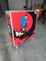Uniek Kuifje (de blauwe lotus) KLM Trolley - Kunstobject, Huis en Inrichting, Kasten | Overige, Ophalen, Gebruikt