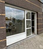4 aluminium kozijnen met dubbel glas – 1 met dubbele deur., Doe-het-zelf en Verbouw, Kozijnen en Schuifpuien, Ophalen, Gebruikt