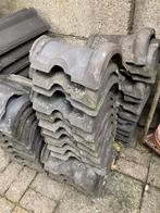 Knikpannen - blauw gesmoord - kruispan, Doe-het-zelf en Verbouw, Dakpannen en Dakbedekking, Ophalen, Gebruikt, Steen of Klei, Blauw