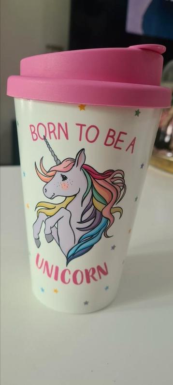 Kinder/ meisjes Unicorn beker beschikbaar voor biedingen