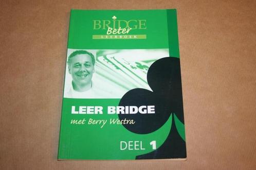 Boek - Leer bridge met Berry Westra - Deel 1, Hobby en Vrije tijd, Gezelschapsspellen | Kaartspellen, Zo goed als nieuw, Ophalen of Verzenden