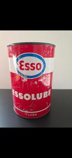 Oude Esso Lube olieblik leeg, Verzamelen, Blikken, Ophalen of Verzenden, Gebruikt, Overige