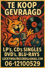 Te koop gevraagd Lp's Singles Dvd's Blu-ray's Cd's Inkoop, Cd's en Dvd's, Ophalen of Verzenden, Gebruikt, Overige formaten, Poprock