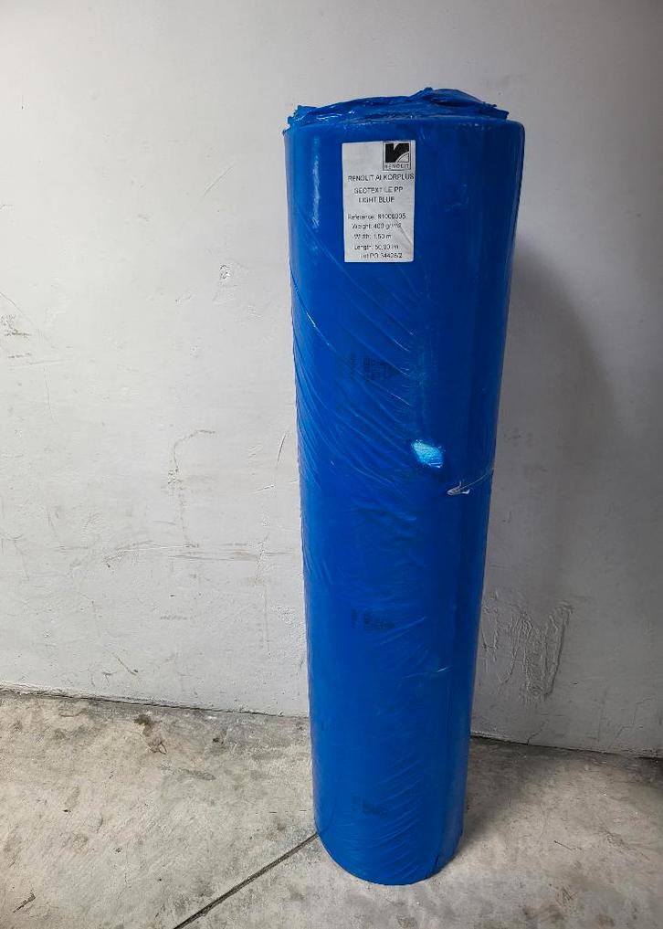 Alkorplan geotextiel 400 gr/m², 75 m², rol van 1,5 m x 50 lm, Tuin en Terras, Zwembad-toebehoren, Nieuw, Ophalen of Verzenden