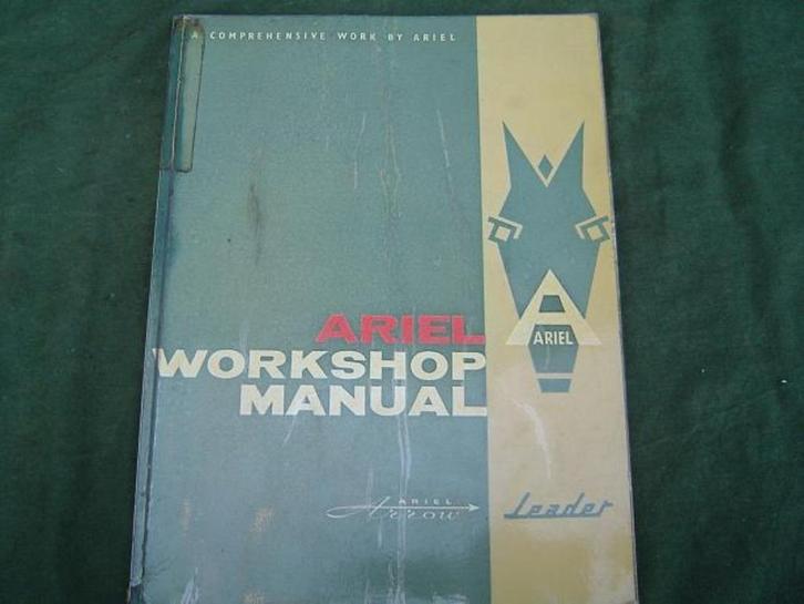 Ariel Leader /  Arrow motorcycle workshop manual, Motoren, Handleidingen en Instructieboekjes, Overige merken, Ophalen of Verzenden