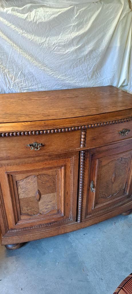 Antiek houten dressoir, Huis en Inrichting, Kasten | Dressoirs, Gebruikt, 100 tot 150 cm, 50 tot 75 cm, Met lade(s), Met deur(en)