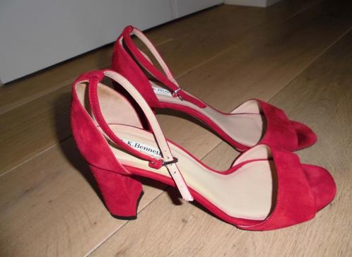 L.K. Bennett rode pumps hakken maat 37, Kleding | Dames, Schoenen, Gedragen, Pumps, Rood, Ophalen of Verzenden