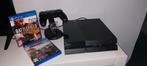 Playstation 4 500gb met controller (+houder) en spellen, Ophalen of Verzenden, Zo goed als nieuw, Met 1 controller, Original