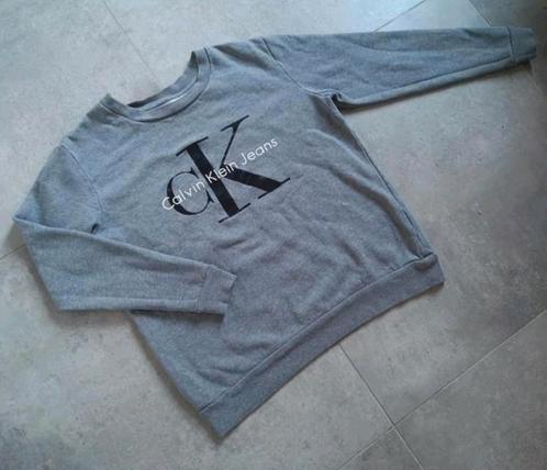 Calvin Klein Jeans sweater ZGAN maat XS, Kleding | Dames, Truien en Vesten, Zo goed als nieuw, Maat 34 (XS) of kleiner, Grijs