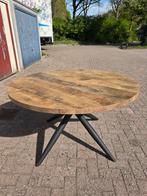 Ronde eettafel 130 cm, Huis en Inrichting, Tafels | Eettafels, Ophalen, Overige materialen, Rond, Zo goed als nieuw