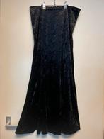 Velours Gothic Mermaid Rok - Maat M, Maat 38/40 (M), Zwart, Ophalen of Verzenden, Zo goed als nieuw