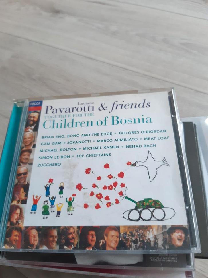 Pavarotti,Eno,Bono,Zucchero  etc. - Children of Bosnia, Cd's en Dvd's, Cd's | Pop, Gebruikt, 1980 tot 2000, Ophalen of Verzenden
