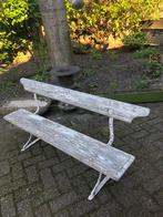 Brocante bankje/tuinbankje/bank, Ophalen of Verzenden