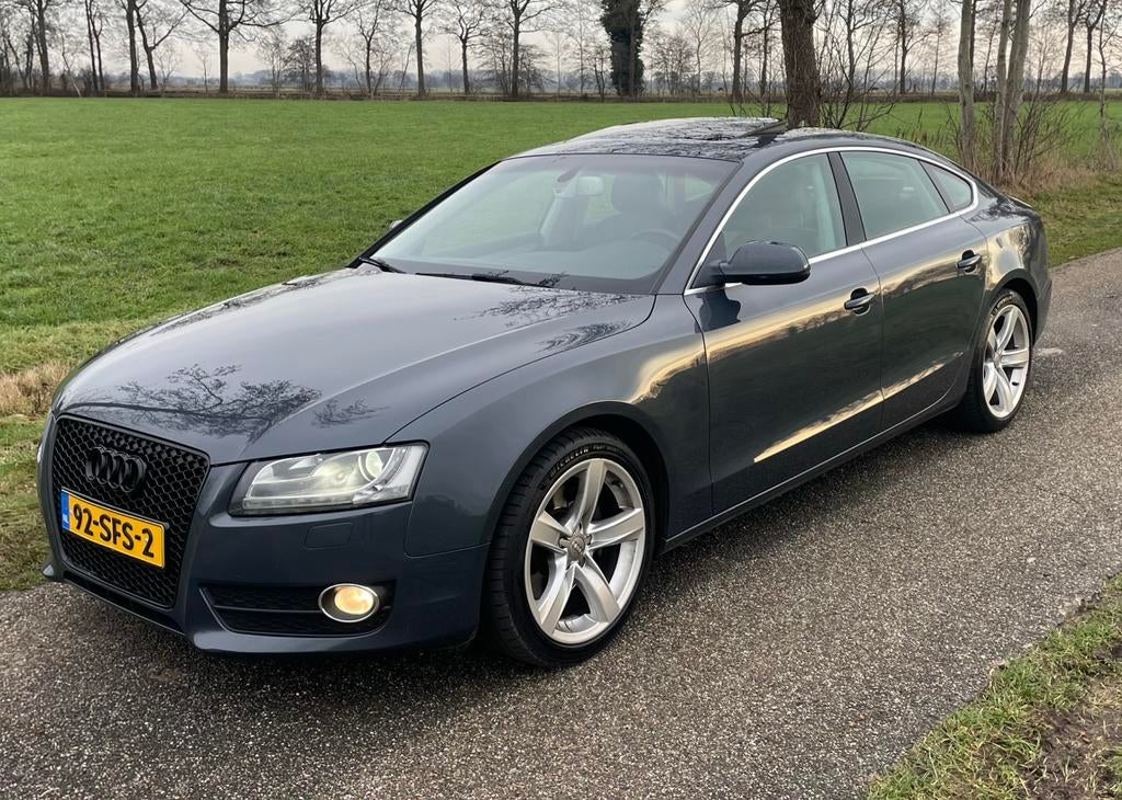 Audi A5 2.0 155KW Sportback QUATRO|CARPLAY|ADAPT|DAKJE|TREKH, Automaat, Euro 5, Zwart, 4 cilinders