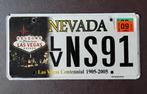 Kentekenplaat licenseplate nummerplaat Nevada Las Vegas 2005, Ophalen of Verzenden, Gebruikt, Auto's