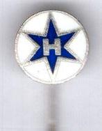 HANOMAG email op zilverkleurig tractor speldje ( D_239 ), Verzenden, Zo goed als nieuw, Transport, Speldje of Pin