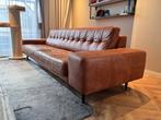 Lederland Antas H 4-zitsbank – Premium leder Delia Tabak, Ophalen, 250 tot 300 cm, Gebruikt, Rechte bank
