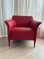 Exclusieve Leolux Mayon fauteuil – showroommodel, Ophalen of Verzenden, Zo goed als nieuw, Leer, 75 tot 100 cm