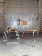 4x Vintage IKEA Schoolstoeltjes (More in stock), Huis en Inrichting, Stoelen, Ophalen, Gebruikt, Bruin, X