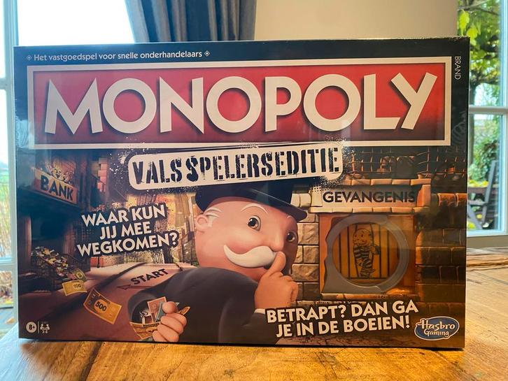 Monopoly Valsspelerseditie - Nieuw!!! in Verpakking!, Hobby en Vrije tijd, Gezelschapsspellen | Bordspellen, Nieuw, Drie of vier spelers