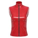Dames rode kunstleren bodywarmer / wetlook lak vrouwen sexy, Kleding | Dames, Verzenden, Nieuw, Rood