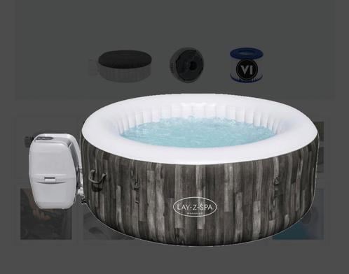 Lay-Z-Spa Bahamas Opblaasbare Jacuzzi, Tuin en Terras, Bubbelbaden en Hottubs, Nieuw, Opblaasbaar, Afdekzeil, Filter, Pomp, Ophalen of Verzenden