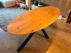 MOET WEG! Wehkamp home eetkamertafel Hilal Hilal, Ophalen, Gebruikt, 100 tot 150 cm, Eikenhout
