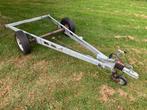 Alko 750kg geremd onderstel voor motoraanhanger., Ophalen, Gebruikt