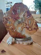 Jaren 60 klok, elektrisch, Huis en Inrichting, Woonaccessoires | Klokken, Ophalen, Gebruikt, Wandklok