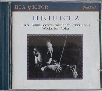 Heifetz - Lalo, Saint-Saëns, Sarasate, Chausson CD beschikbaar voor biedingen