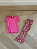 Flare legging van Z8 + roze shirt van Hema, maat 86 / 92, Meisje, Ophalen of Verzenden, Zo goed als nieuw, Setje