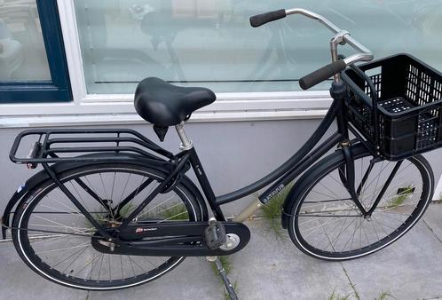 Batavus omafiets zeer degelijk met krat voor, Fietsen en Brommers, Fietsen | Dames | Omafietsen, Zo goed als nieuw, 47 tot 50 cm